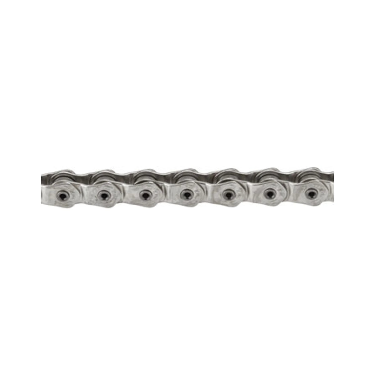KMC HL1 Wide Chain - Single Speed 1/2" x 1/8", 100 Links, Half Link Chain, Silver (Bicycle Chains) – studio product photo