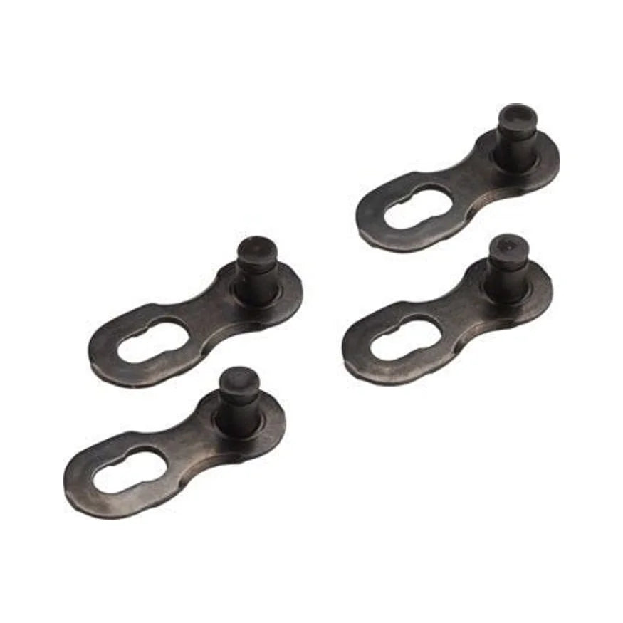 KMC MissingLink-11 DLC Connector - 11-Speed, Black, 2 Pairs/Card (Bicycle Chains) – front profile