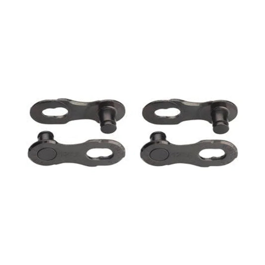 KMC MissingLink-12 DLC Connector - 12-Speed, Black, 2 Pairs/Card (Bicycle Chains) – showcase image