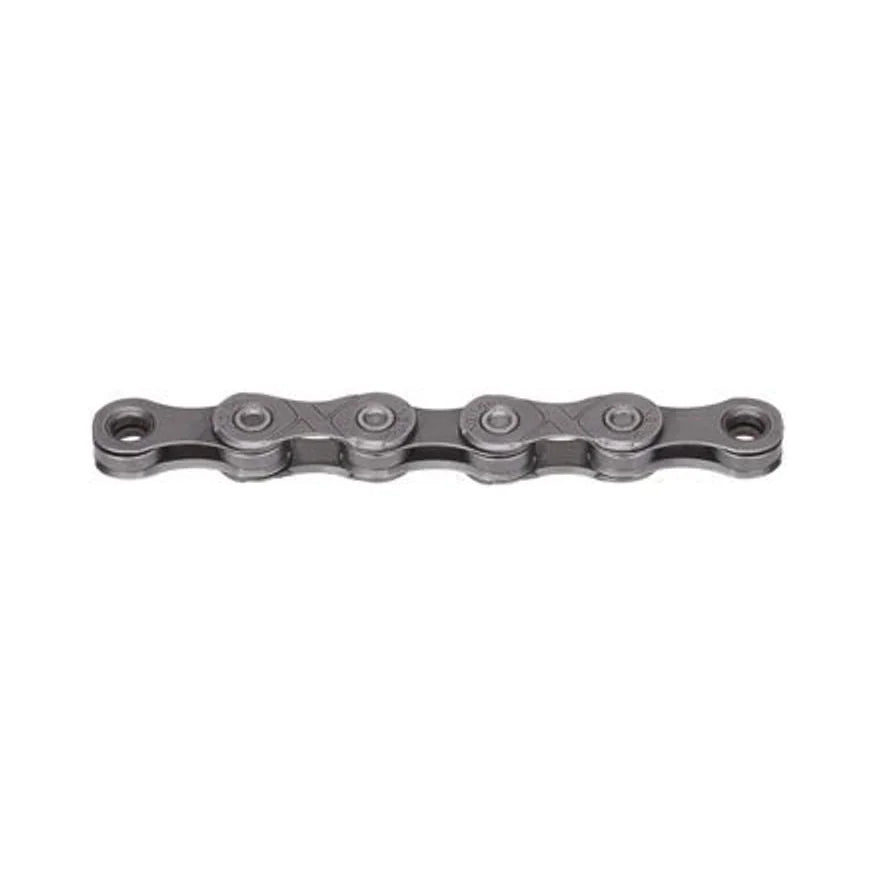 KMC XGlide Chain - 9/10/11-Speed, 126L, Optimized for Shimano CUES Drivetrain, Gray (Bicycle Chains) – studio product photo