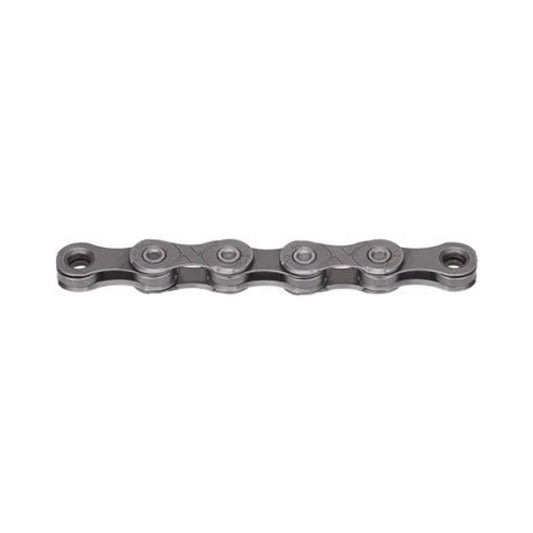 KMC XGlide Chain - 9/10/11-Speed, 126L, Optimized for Shimano CUES Drivetrain, Gray (Bicycle Chains) – studio product photo