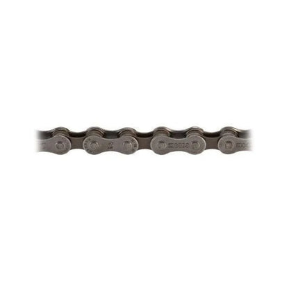 KMC Z7 Chain - 7-Speed, 116 Links, Gray/Brown (Bicycle Chains) – front profile