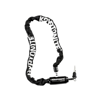 Kryptonite Keeper 585 Integrated Chain Lock - 85cm (2.8'), 5mm, Keyed, Black (Bicycle Locks) – detail angle