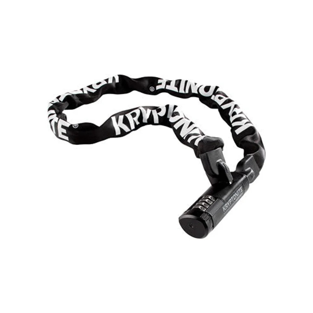 Kryptonite Keeper 712 Chain Lock with Combination: 3.93' (120cm) (Bicycle Locks) – studio product photo