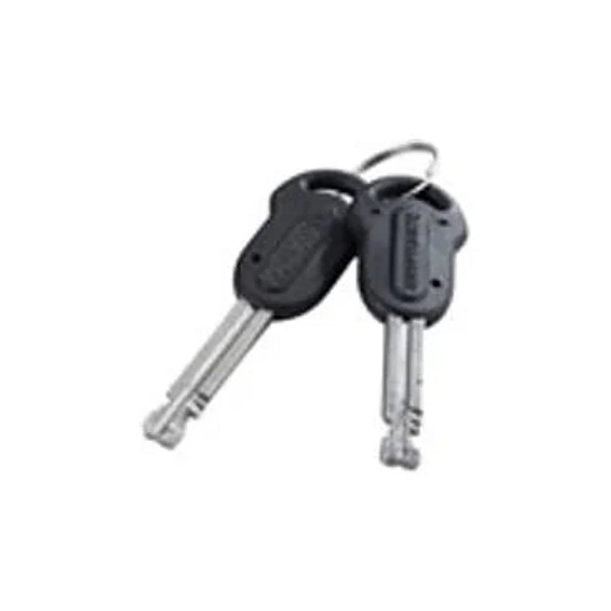 Kryptonite Keeper U-Lock - 4 x 8", Keyed, Black, Includes 4' cable and bracket (Bicycle Locks) – detail angle