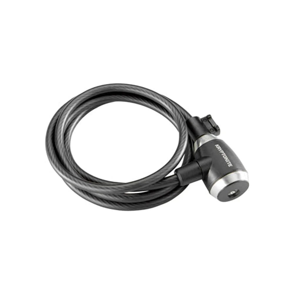 Kryptonite KryptoFlex 815 Cable Lock - with Key, 5' x 8mm (Bicycle Locks) – detail angle