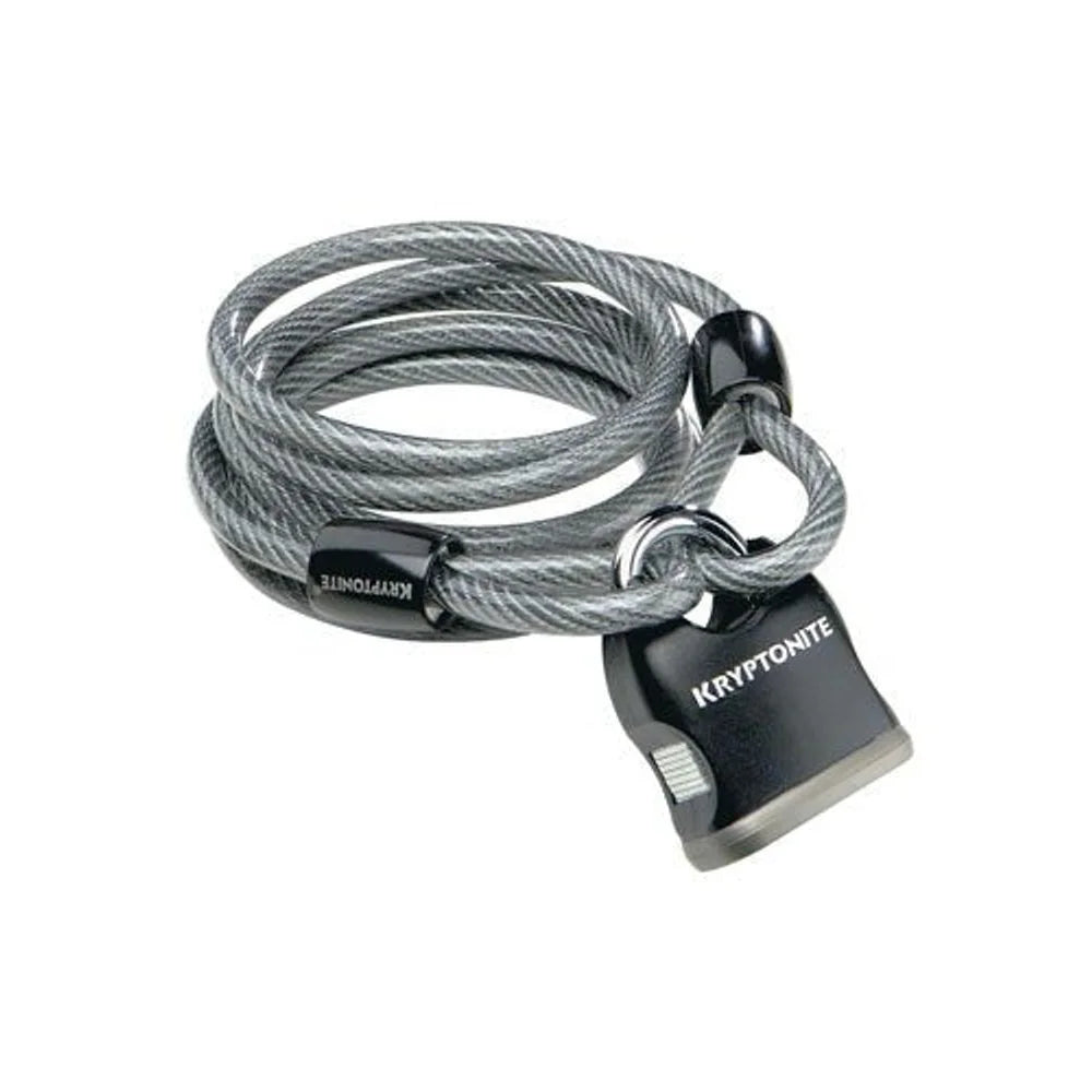 Kryptonite KryptoFlex Cable Lock with Key: 6' x 8mm (Bicycle Locks) – studio product photo