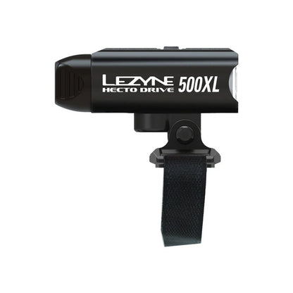 Lezyne Hecto Drive 500XL Rechargable Headlight - 500 Lumens, Black (Bicycle Lights) – product view