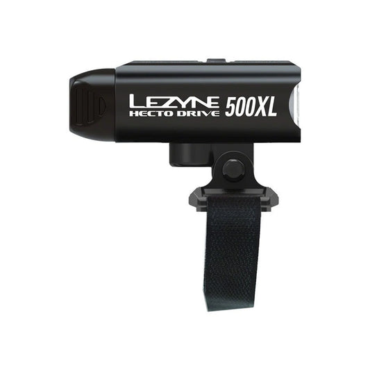 Lezyne Hecto Drive 500XL Rechargable Headlight - 500 Lumens, Black (Bicycle Lights) – product view