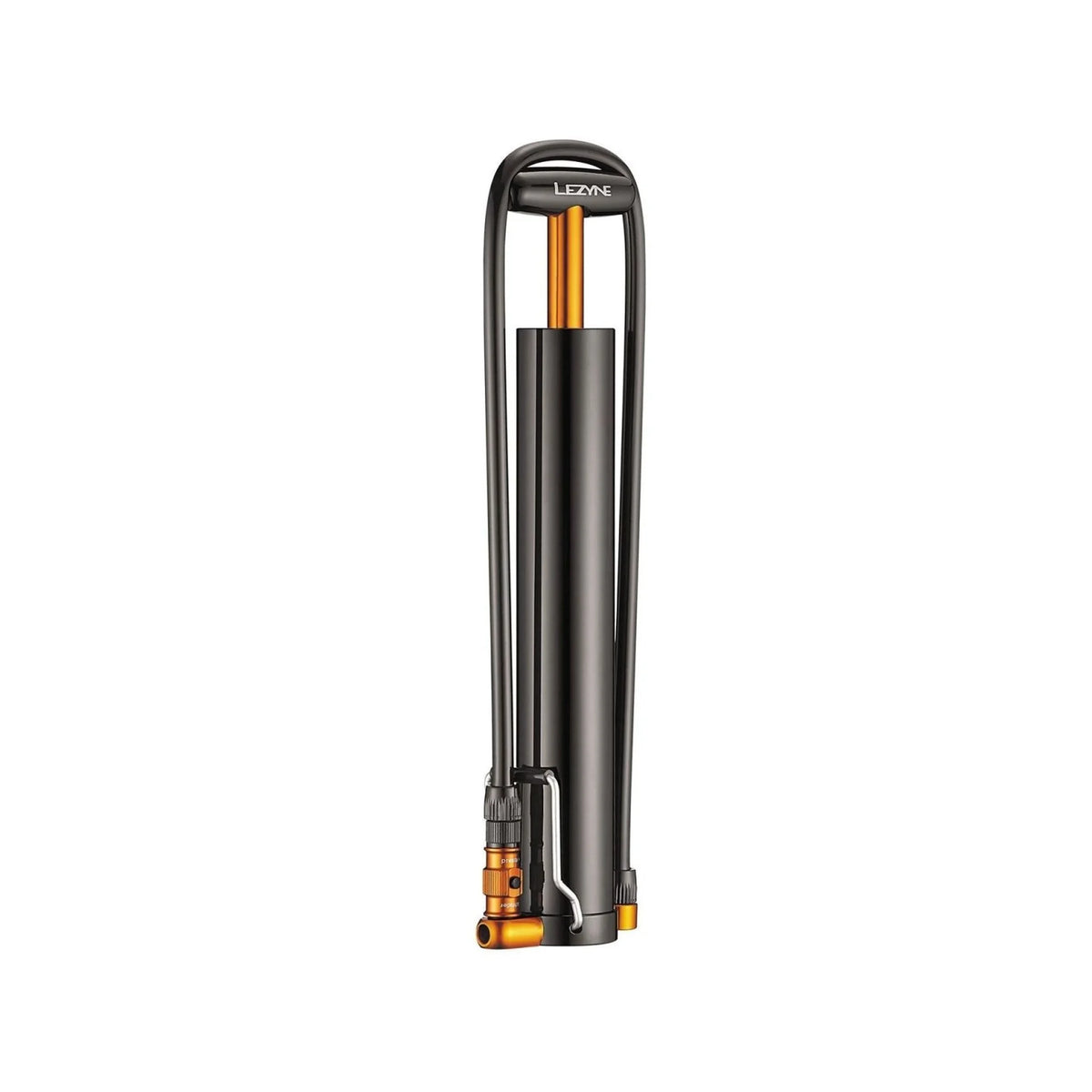 Lezyne Micro Floor Drive XL Large Volume 35psi Handpump- with Foot Peg, Black (Bicycle Pumps) – showcase image