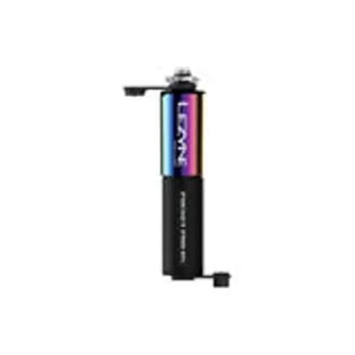 Lezyne Pocket Drive Pro HV Mini Pump - Aluminium, 90psi, Presta/Schrader, With Mount, Neo/Black (Bicycle Pumps) – showcase