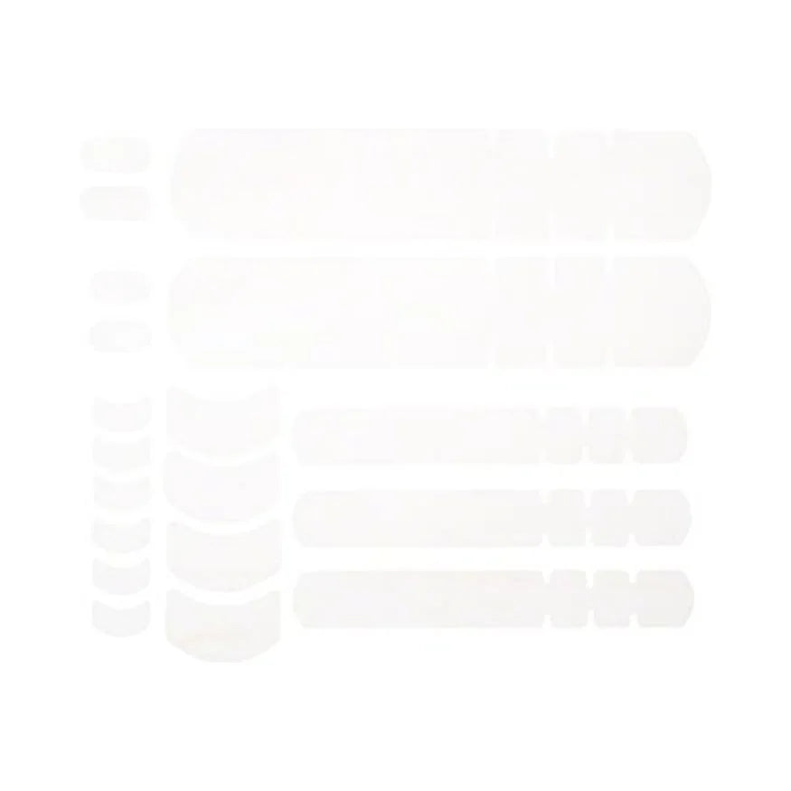 Lizard Skins Adhesive Bike Protection Frame Kit: Clear (Chainstay/Frame Protection) – studio product photo