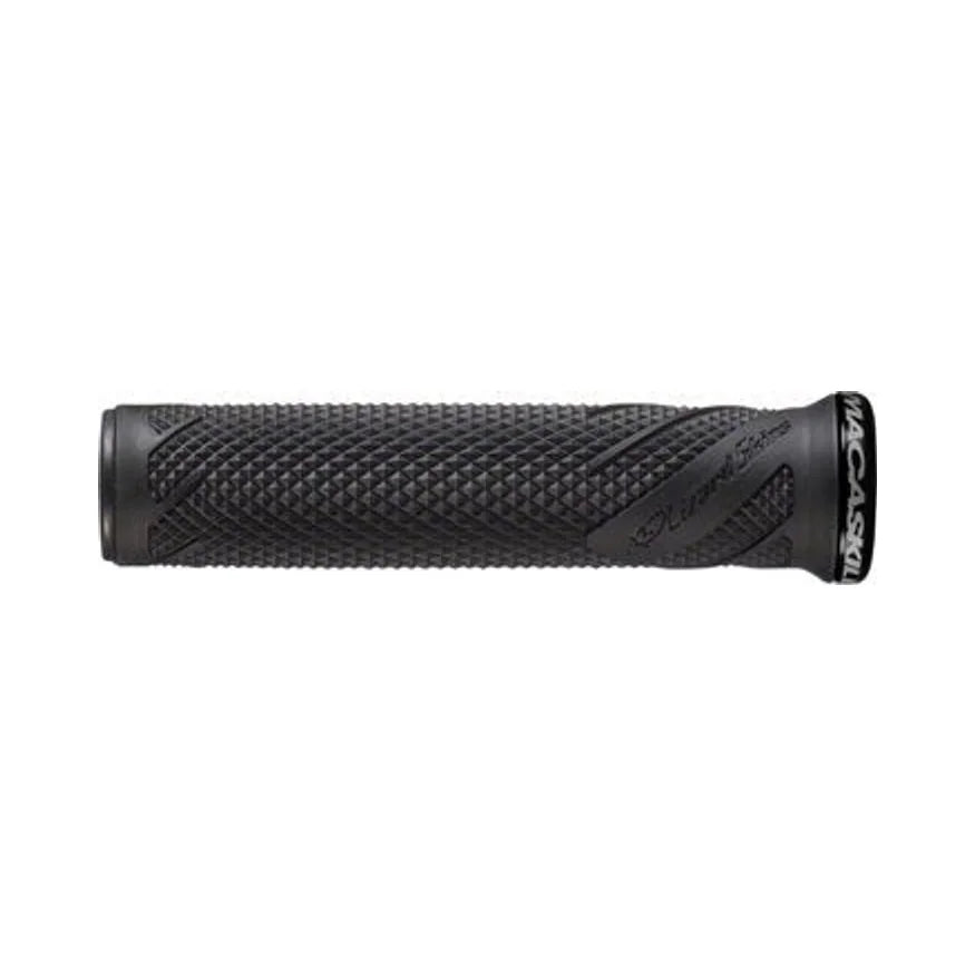 Lizard Skins Danny MacAskill Lock-On Grips - Black (Bicycle Handlebar Grips) – front profile
