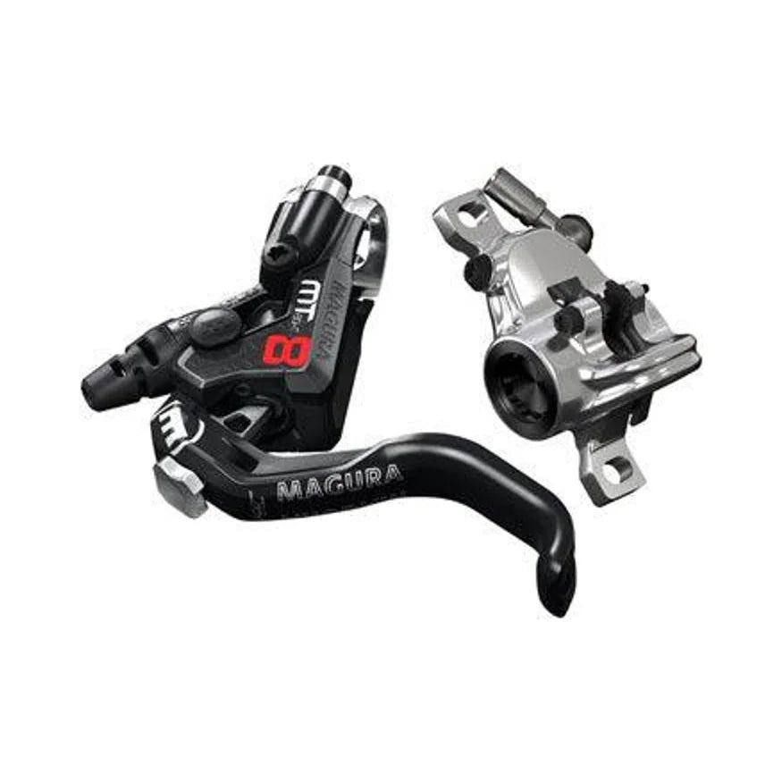 Magura MT8 Pro Disc Brake and Lever - Front or Rear, Hydraulic, Post Mount, Black/Chrome (Bicycle Brake Sets) – studio