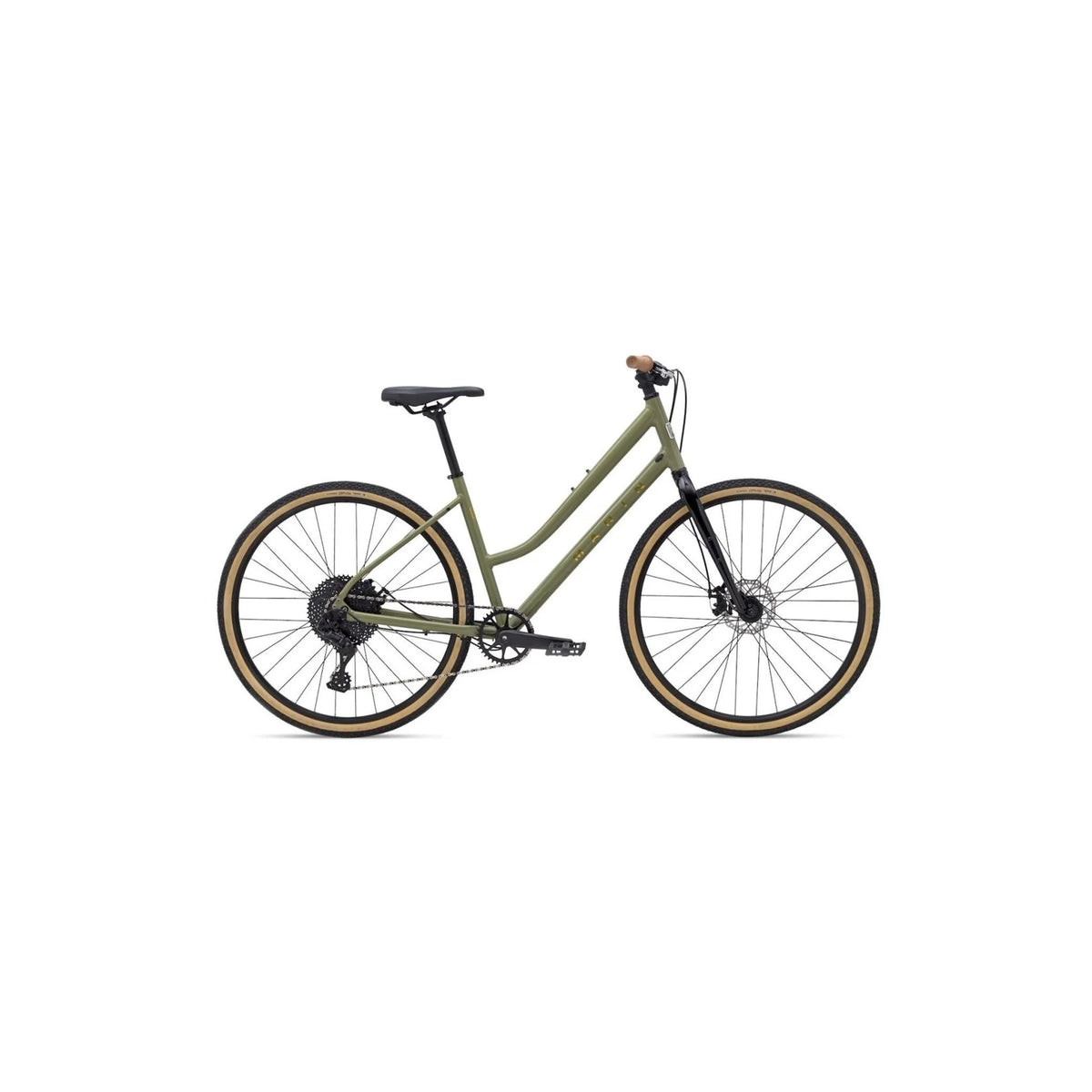 Marin Kentfield 2 ST 700C Hybrid Bicycle – detail angle