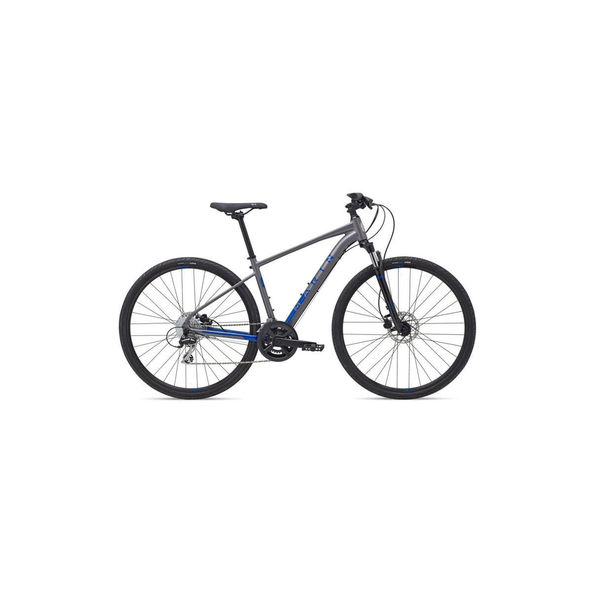 Marin San Rafael DS2 Hybrid Bicycle - Dual Sport Fitness Hybrid – detail angle