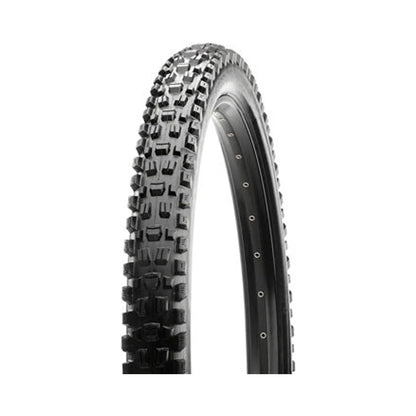 Maxxis Assegai Tire - 27.5 x 2.5, Tubeless, Folding, Black, 3C MaxxGrip, DH, Wide Trail (Bicycle Tires) – detail angle