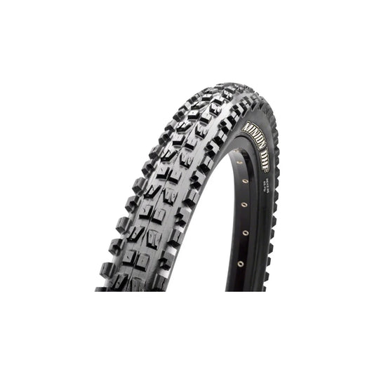 Maxxis Minion DHR II Tire - 29 x 2.4, Tubeless, Folding, Black, 3C MaxxGrip, EXO, Wide Trail (Bicycle Tires) – front profile