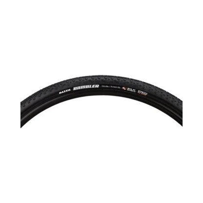 Maxxis Rambler Tire - 27.5 x 1.5, Tubeless, Folding, Black, Dual Compound, SilkShield (Bicycle Tires) – front profile