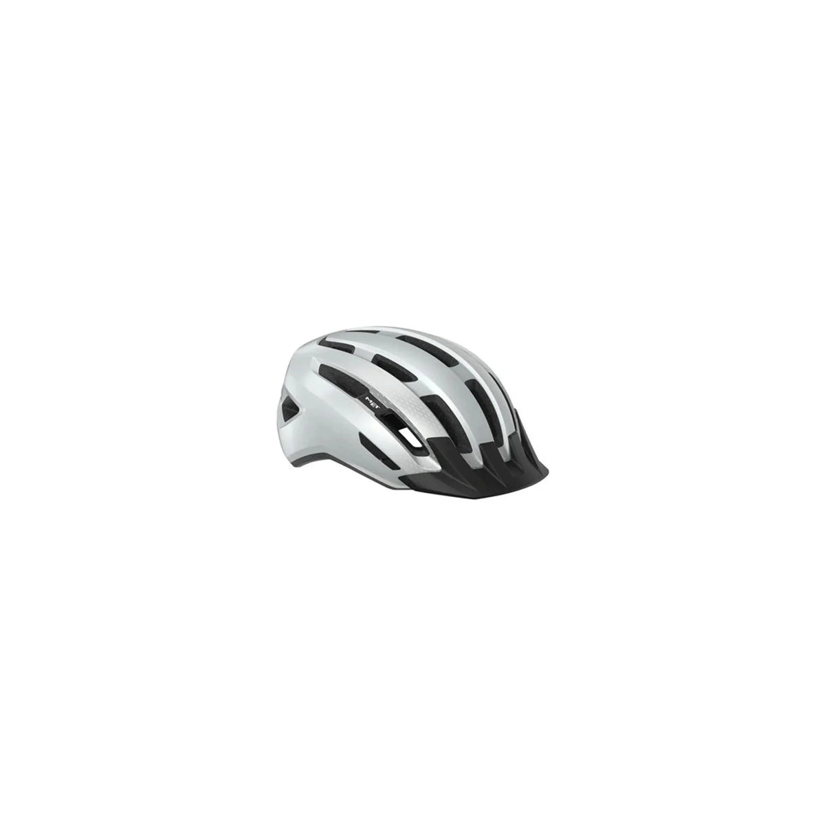 MET Helmets MET Downtown MIPS Helmet - White, Glossy (Bicycle Helmets) – showcase image