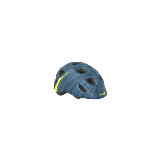 MET Helmets Hooray MIPS Child Helmet - Blue Zebra (Bicycle Helmets) – front profile