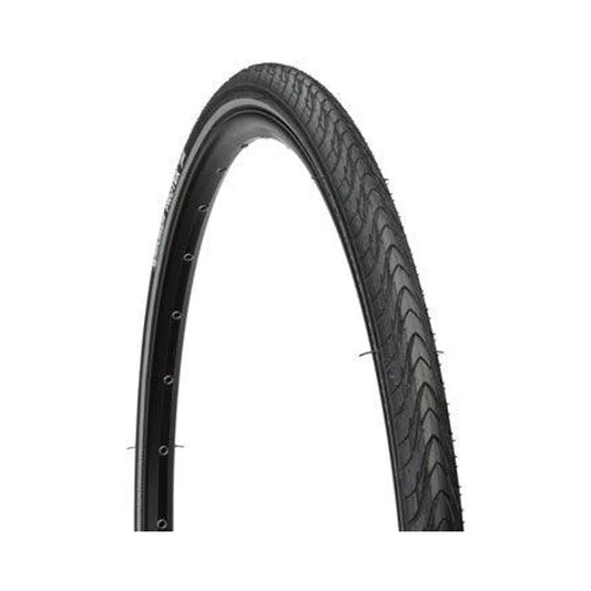 Michelin Protek Tire - 27 x 1-1/4, Clincher, Wire, Black, Ebike (Bicycle Tires) – front profile