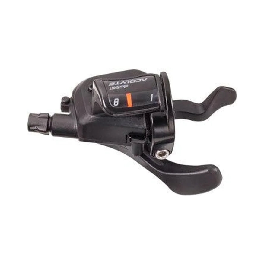 microSHIFT Acolyte Right Trigger Shifter - 1x8 Speed, Acolyte Compatible Only (Bicycle Shifters) – studio product photo