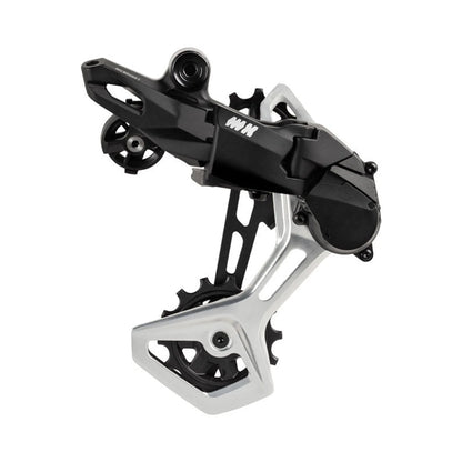 microSHIFT Advent MX 1x11-Speed Groupset - MX Trail Shifter, MX Pro Rear Derailleur, Aluminum Cage, Clutch, 11-50t Cassette, For XD Driver – microSHIFT Advent MX 1x11-Speed Groupset - MX Trail Shifter, MX Pro Rear Derailleur, Aluminum Cage, Clutch, 11-50t Cassette (view 3 of 4)