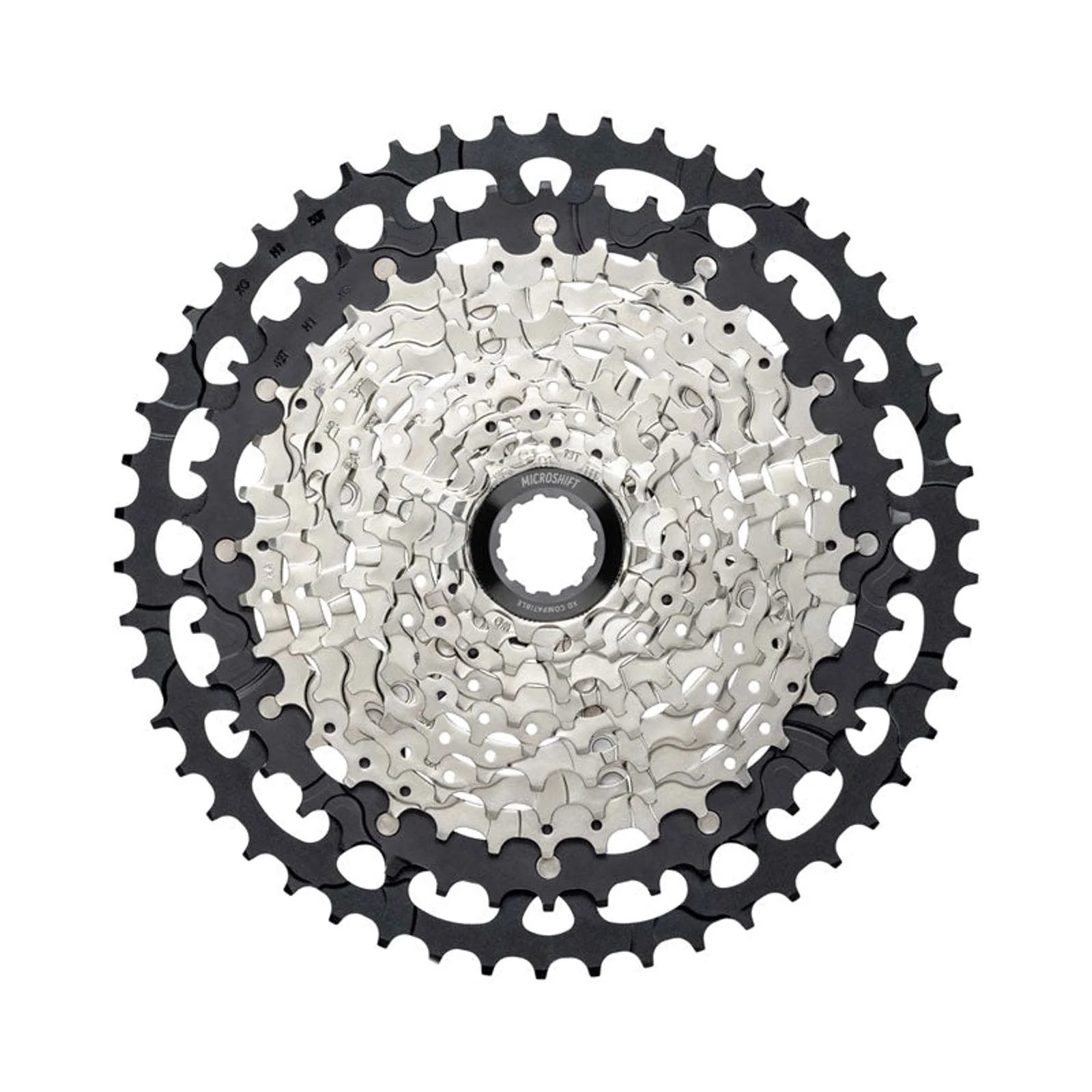 microSHIFT Advent MX 1x11-Speed Groupset - MX Trail Shifter, MX Pro Rear Derailleur, Aluminum Cage, Clutch, 11-50t Cassette, For XD Driver – microSHIFT Advent MX 1x11-Speed Groupset - MX Trail Shifter, MX Pro Rear Derailleur, Aluminum Cage, Clutch, 11-50t Cassette (view 4 of 4)