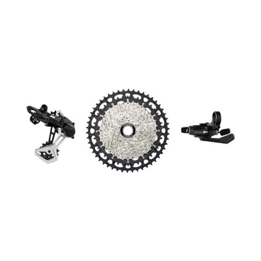 microSHIFT Advent MX 1x11-Speed Groupset - MX Trail Shifter, MX Pro Rear Derailleur, Aluminum Cage, Clutch, 11-50t Cassette, For XD Driver – microSHIFT Advent MX 1x11-Speed Groupset - MX Trail Shifter, MX Pro Rear Derailleur, Aluminum Cage, Clutch, 11-50t Cassette