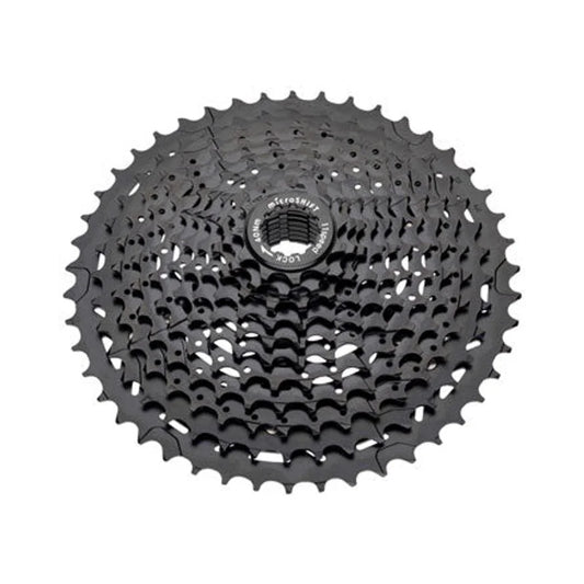 microSHIFT H11 Cassette - 11 Speed, 11-46T, Black, ED Coated (Bicycle Cassettes & Freewheels) – studio product photo