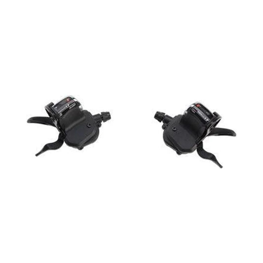 microSHIFT MarvoLT Trigger Shifter Set, 9-Speed, Double/Triple, Steel Lever, Optical Gear Indicator, Shimano Compatible – microSHIFT MarvoLT Trigger Shifter Set, 9-Speed, Double/Triple, Steel Lever, Optical Gear Indicator, Shimano Compatible