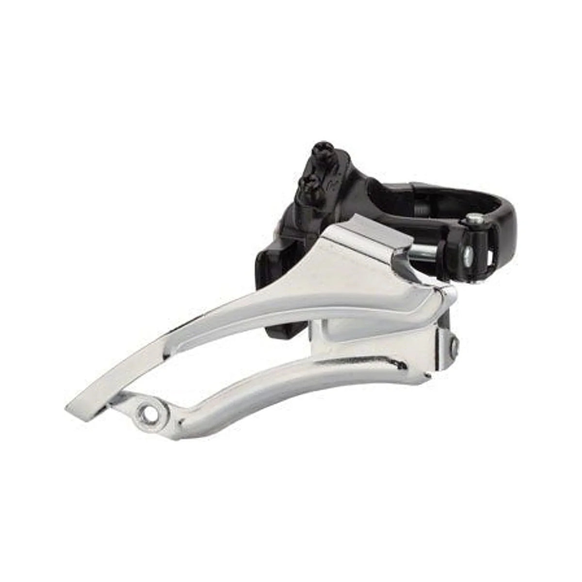 microSHIFT Mezzo Front Derailleur - 7/8-Speed Triple, 42/34/24t, Band Clamp, Shimano Compatible – studio product photo