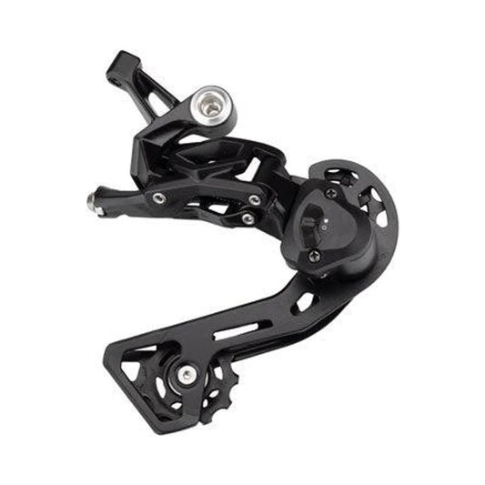 microSHIFT XCD Rear Derailleur - 11-Speed, Medium Cage, Black, With Clutch (Bicycle Derailleurs) – studio product photo