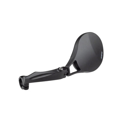 MSW Handlebar Mirror - Flat Bar, Left Side, HD Glass Lens (Bicycle Mirrors) – detail angle