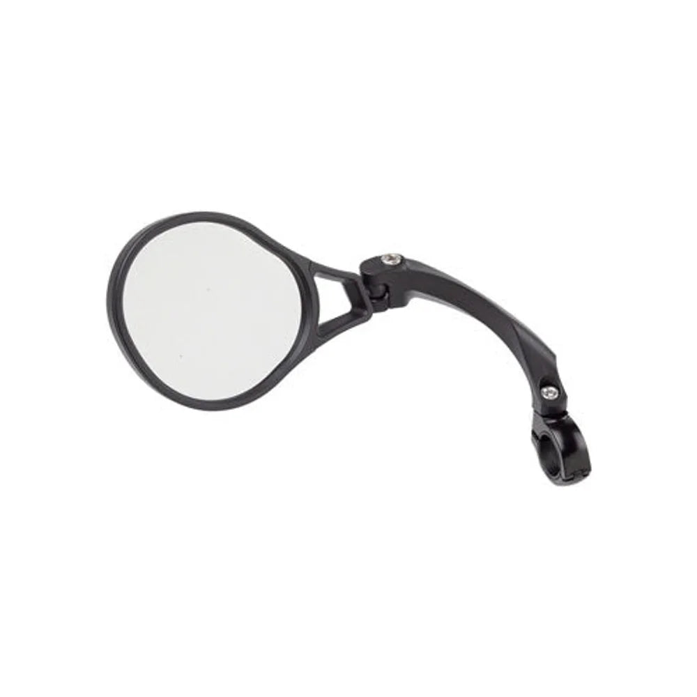 MSW Handlebar Mirror - Flat Bar, Left Side, HD Glass Lens (Bicycle Mirrors) – front profile