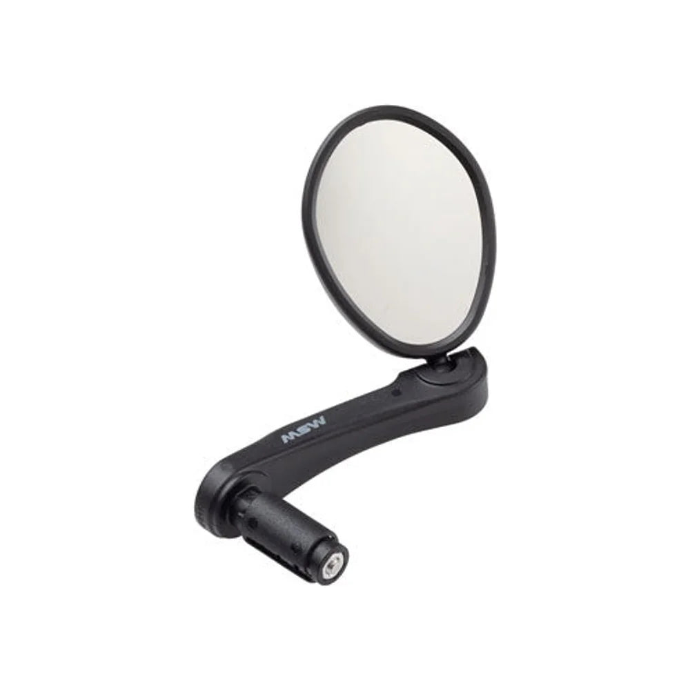 MSW Handlebar Mirror - Flat Bar, Stainless Steel Lens (Bicycle Mirrors) – studio product photo