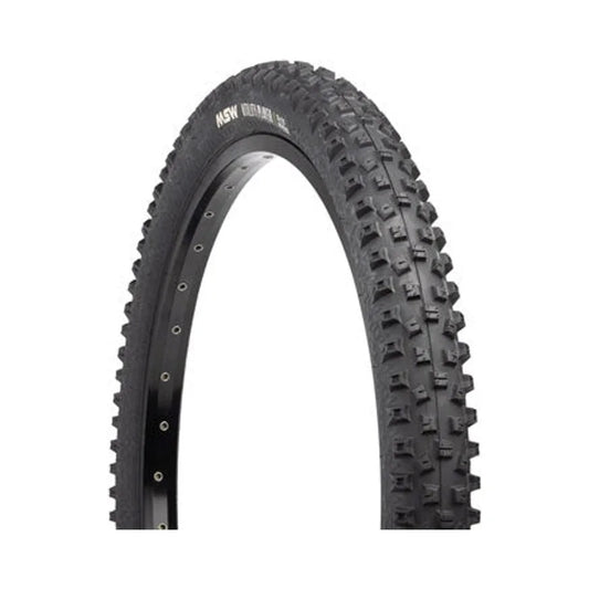 MSW Utility Player Tire - 24 x 2.25, Black, Rigid Wire Bead, 33tpi (Bicycle Tires) – detail angle