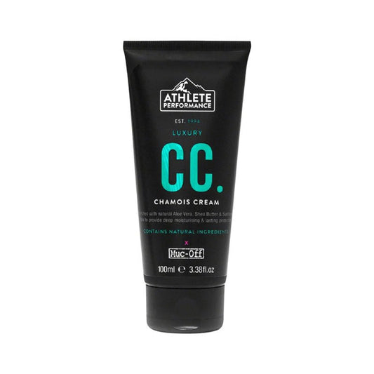 Muc-Off Athlete Performance by Muc-Off Luxury CC Chamois Cream: 100ml Tube (Anti Chafe) – product view