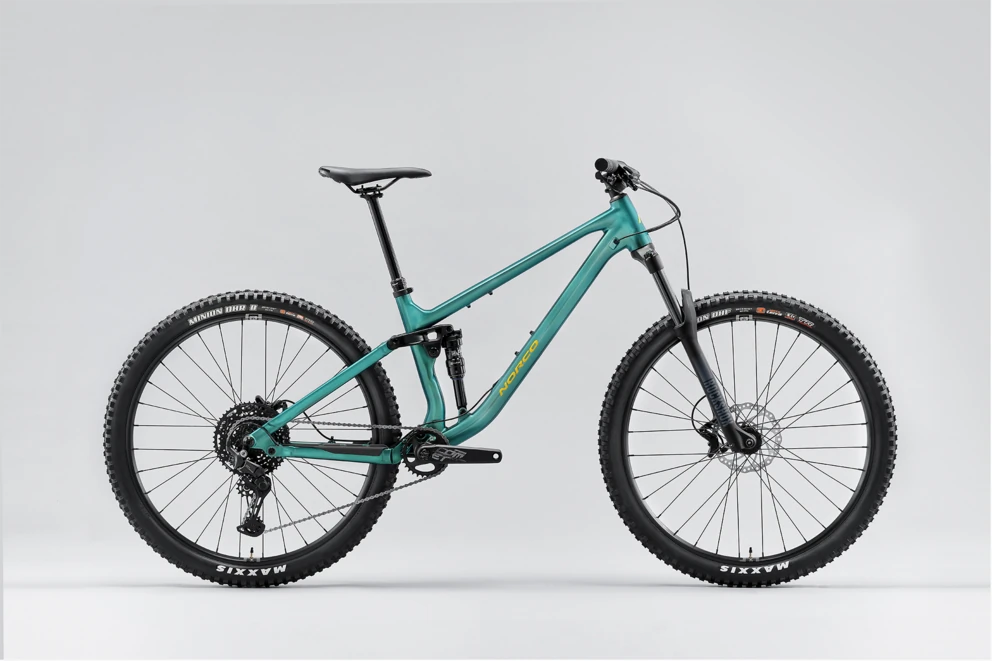 Norco Fluid FS A3 Dual Suspension Mountain Bike - 29er - Canadian Mint Green