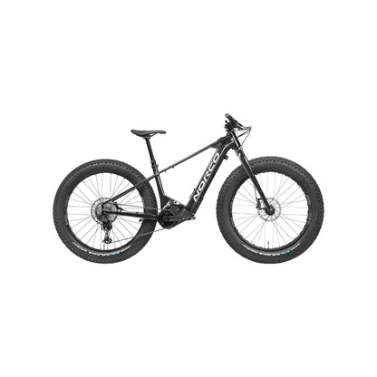 Norco Bigfoot VLT 2 Electric Assist Fat Tire Bicycle - Black/Silver - 27.5" Fat (Electric Bicycle) – studio photo