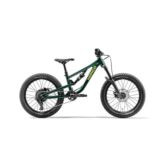 Norco Fluid FS Youth 20 Full Suspension Mountain Bike (20" Bicycle) – front profile