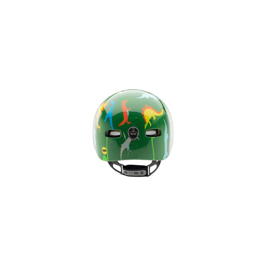Nutcase Baby Nutty MIPS Helmet - Dino Mite Gloss, 2X-Small (Bicycle Helmets) – close-up detail