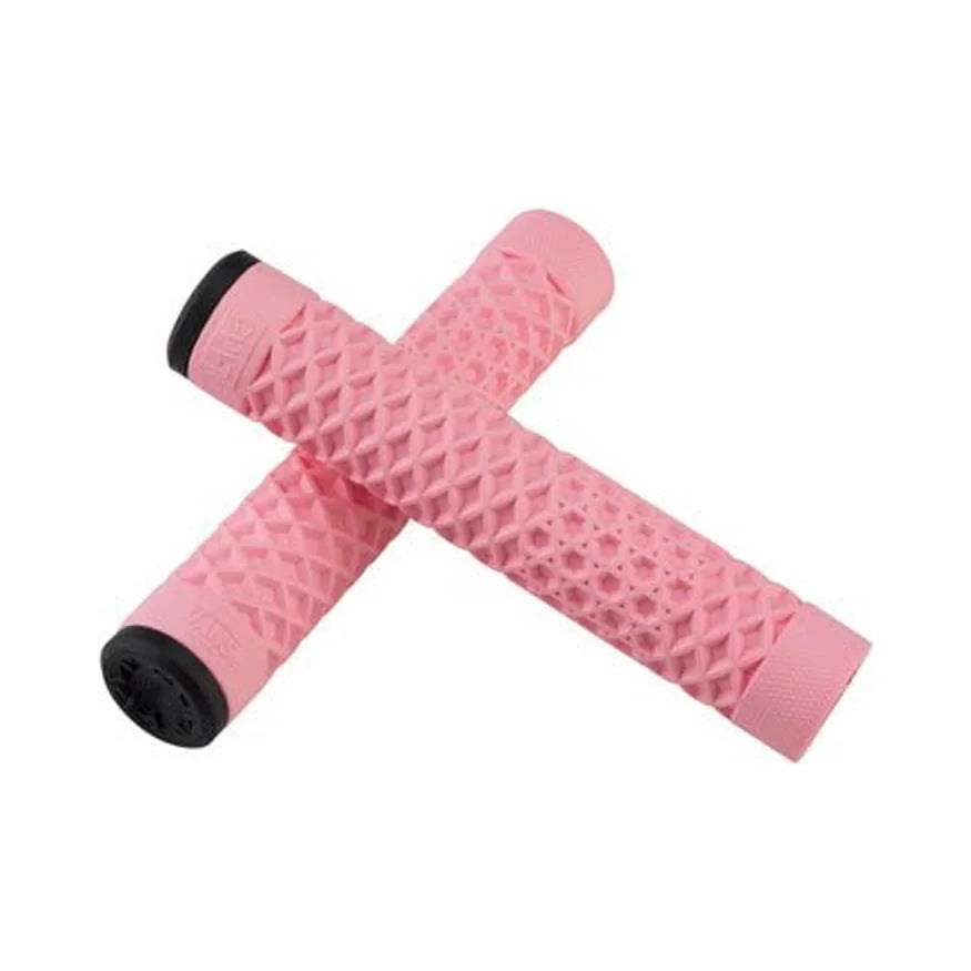 ODI, Cult X Vans Flangeless, Grips, 143mm, Pink (Bicycle Handlebar Grips) – studio product photo