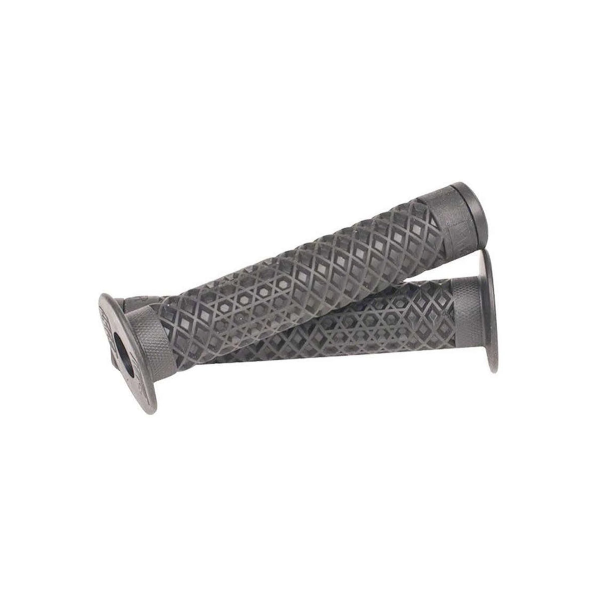 ODI, Cult X Vans with Flanges, Grips, 150mm, Black, Pair (Bicycle Handlebar Grips) – studio product photo