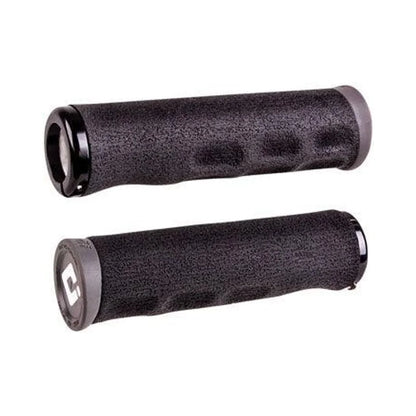 ODI Dread Lock Grips - Black, Lock-On (Bicycle Handlebar Grips) – product view