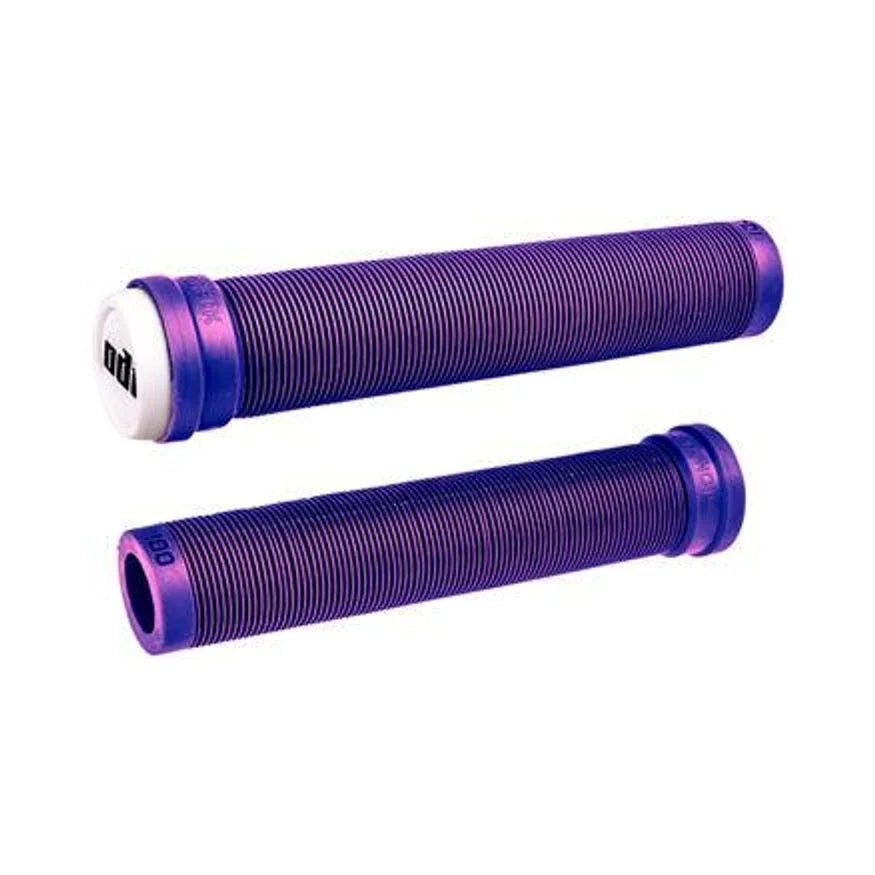 ODI Soft X-Longneck Grips - Purple, 160mm (Bicycle Handlebar Grips) – close-up detail