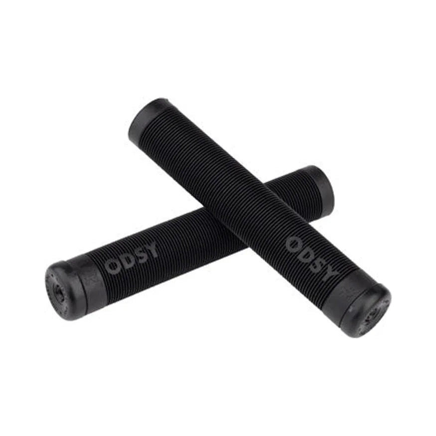 Odyssey BROC Grips - Black (Bicycle Handlebar Grips) – studio product photo