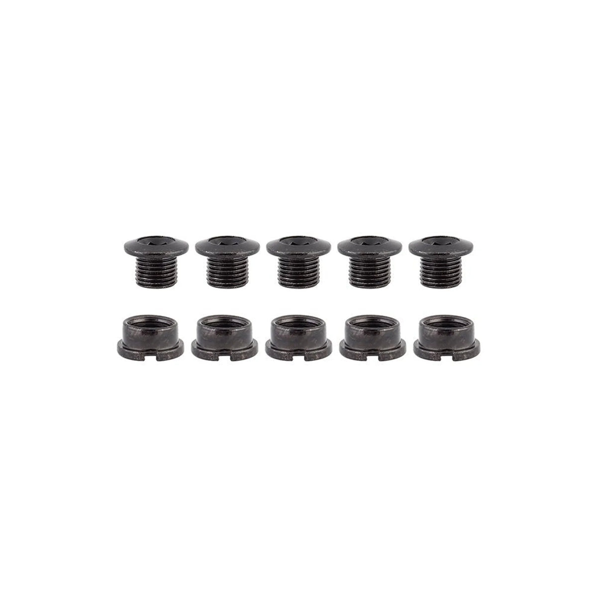 Origin 8 Alloy Single Speed Chainring Bolts - Black – studio product photo