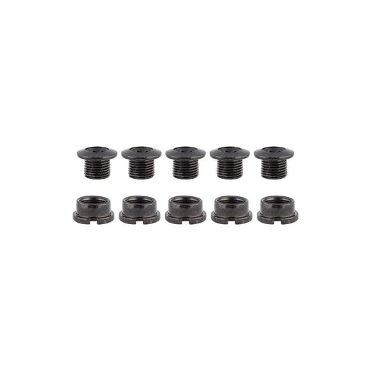 Origin 8 Alloy Single Speed Chainring Bolts - Black – studio product photo